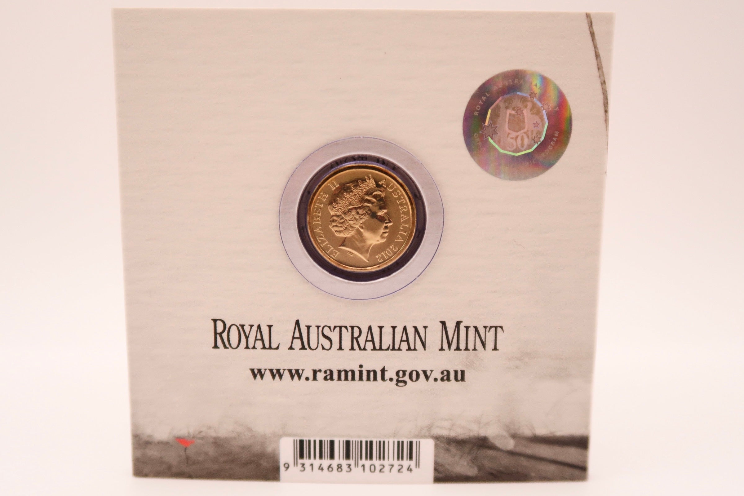 2012 Red Poppy C-Mint Tri Fold PNC