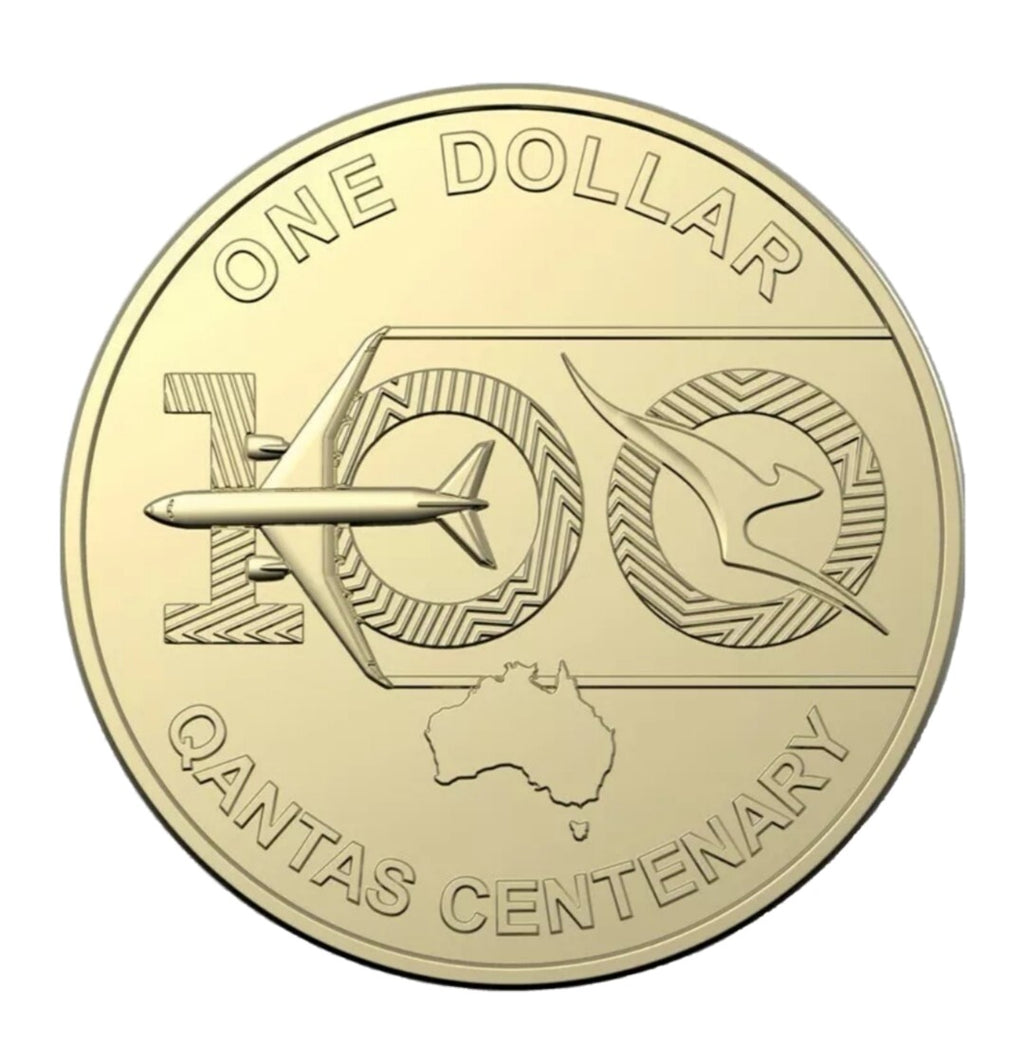 2020 Qantas Centenary Uncirculated $1 Coin