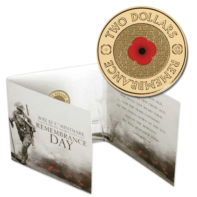 2012 Red Poppy C-Mint Tri Fold PNC