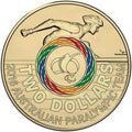 2016 Paralympic UNC $2 Coin