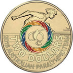 2016 Paralympic Circulated $2 Coin