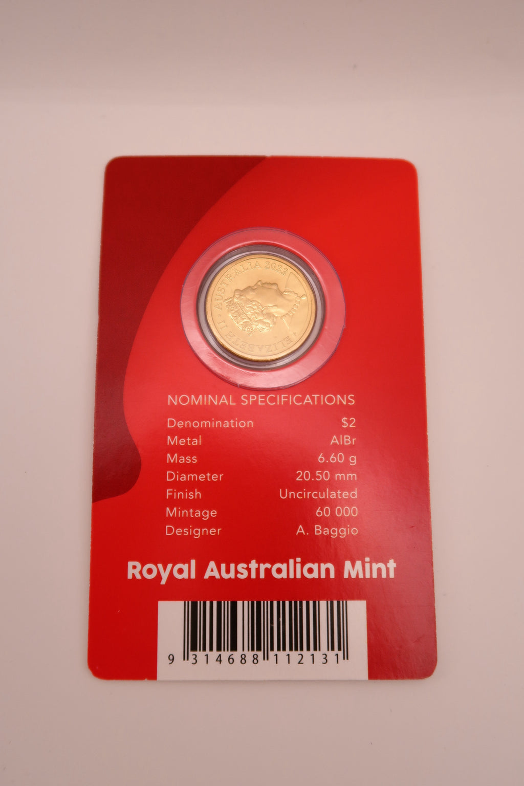 2022 Red Poppy C-Mint Carded coin