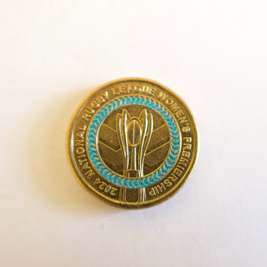 2024 Blue NRL Circulated $2 Coin