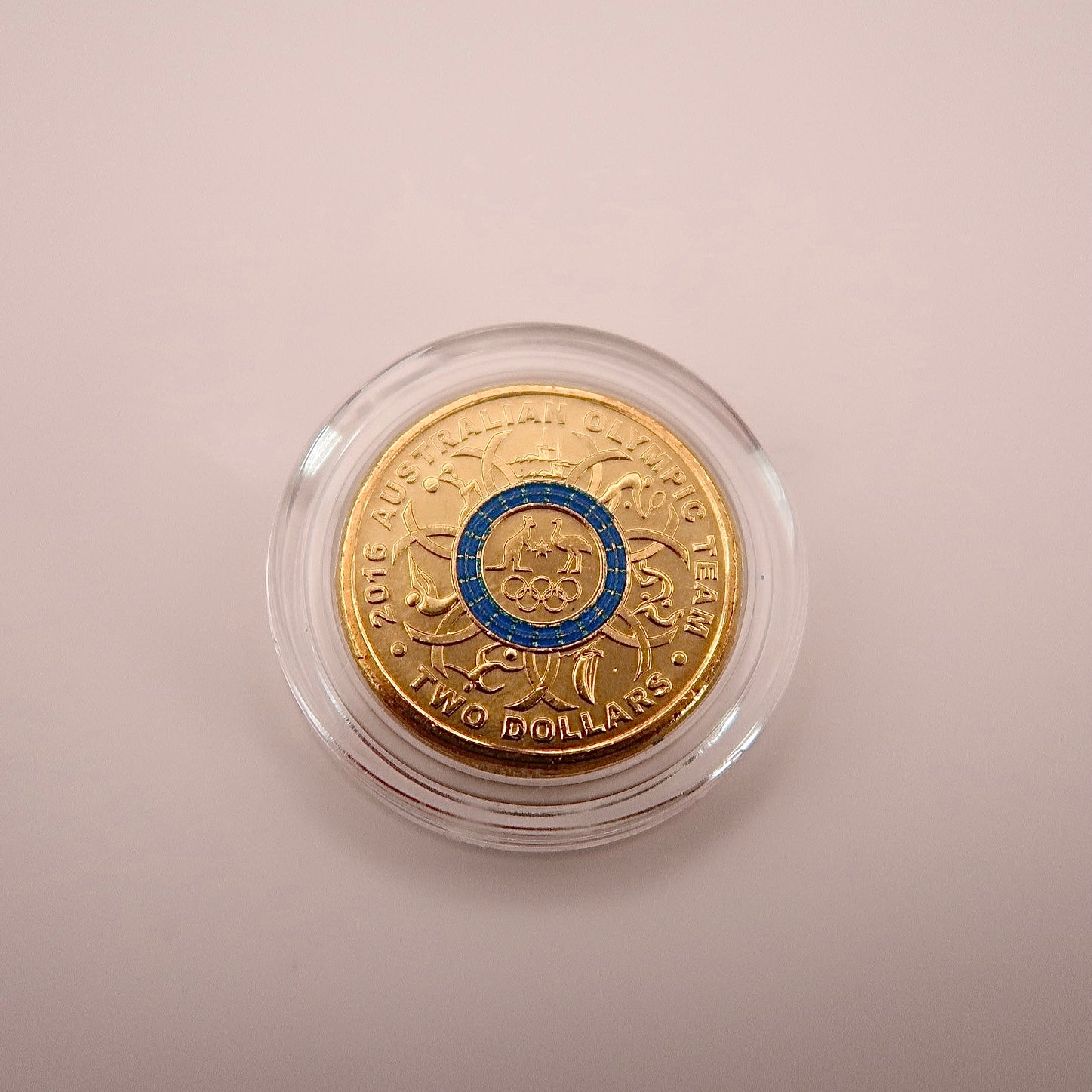 2016 Blue Rio Olympic UNC $2 Coin