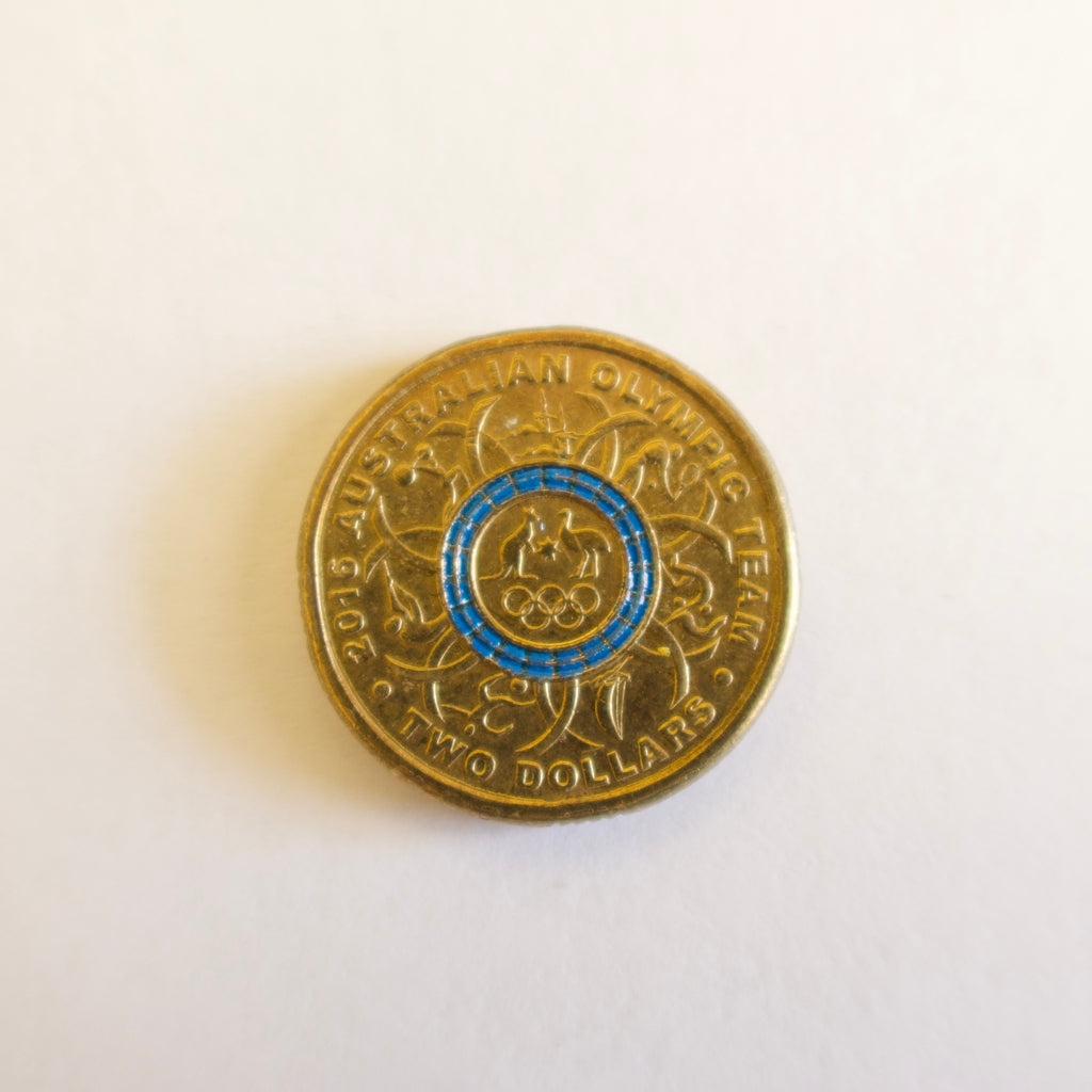 2016 Blue Rio Olympic Circulated $2 Coin