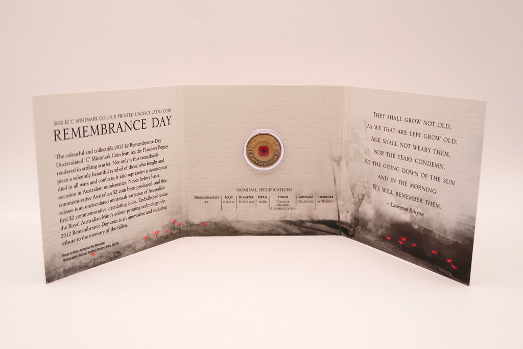 2012 Red Poppy C-Mint Tri Fold PNC