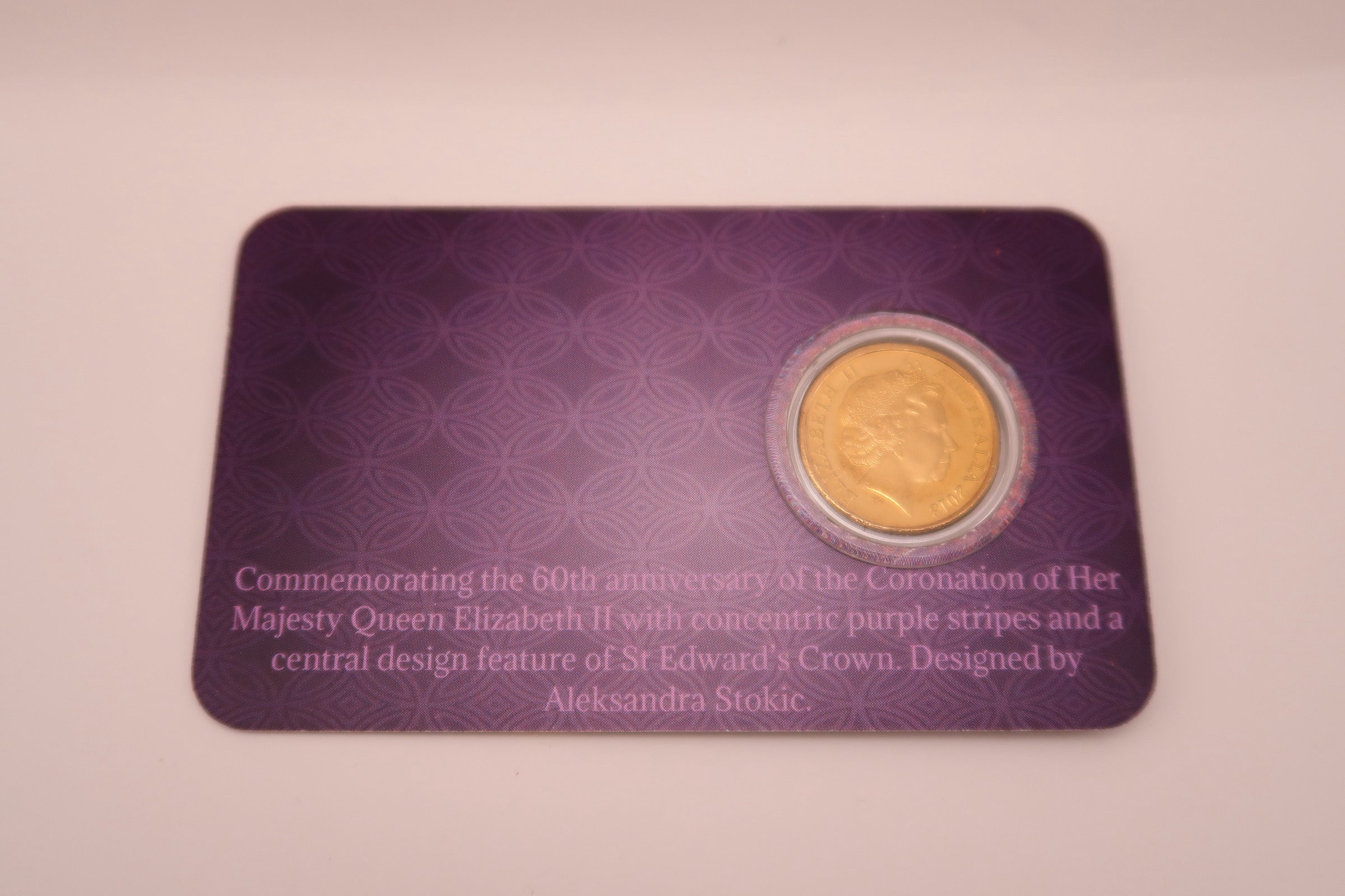 2013 Coronation $2 Carded Coin