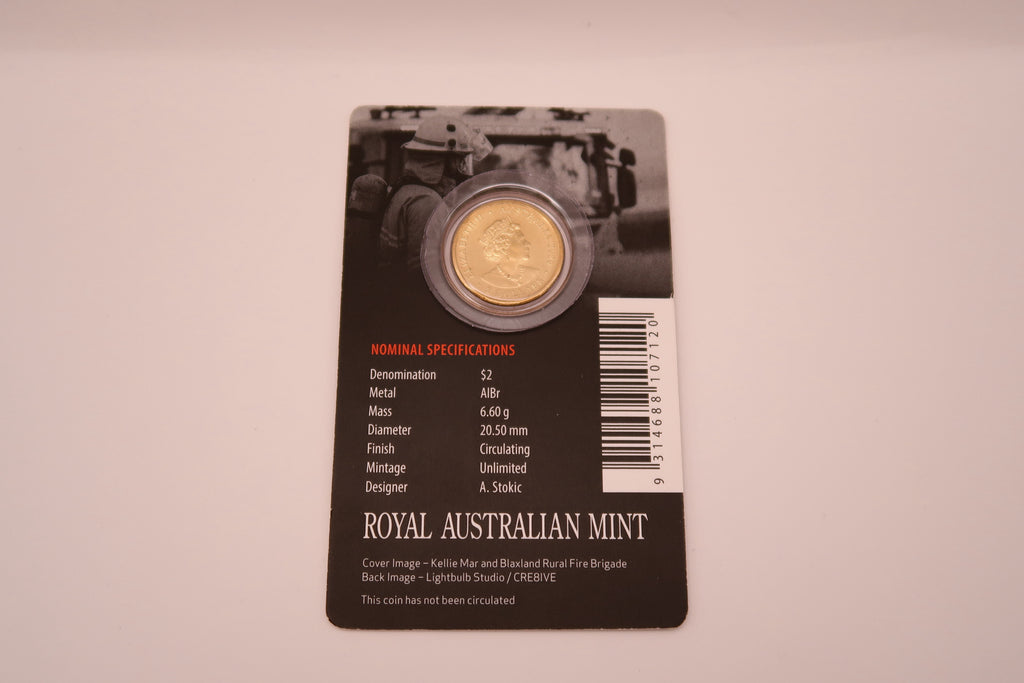 2020 Firefighters $2 Carded Coin