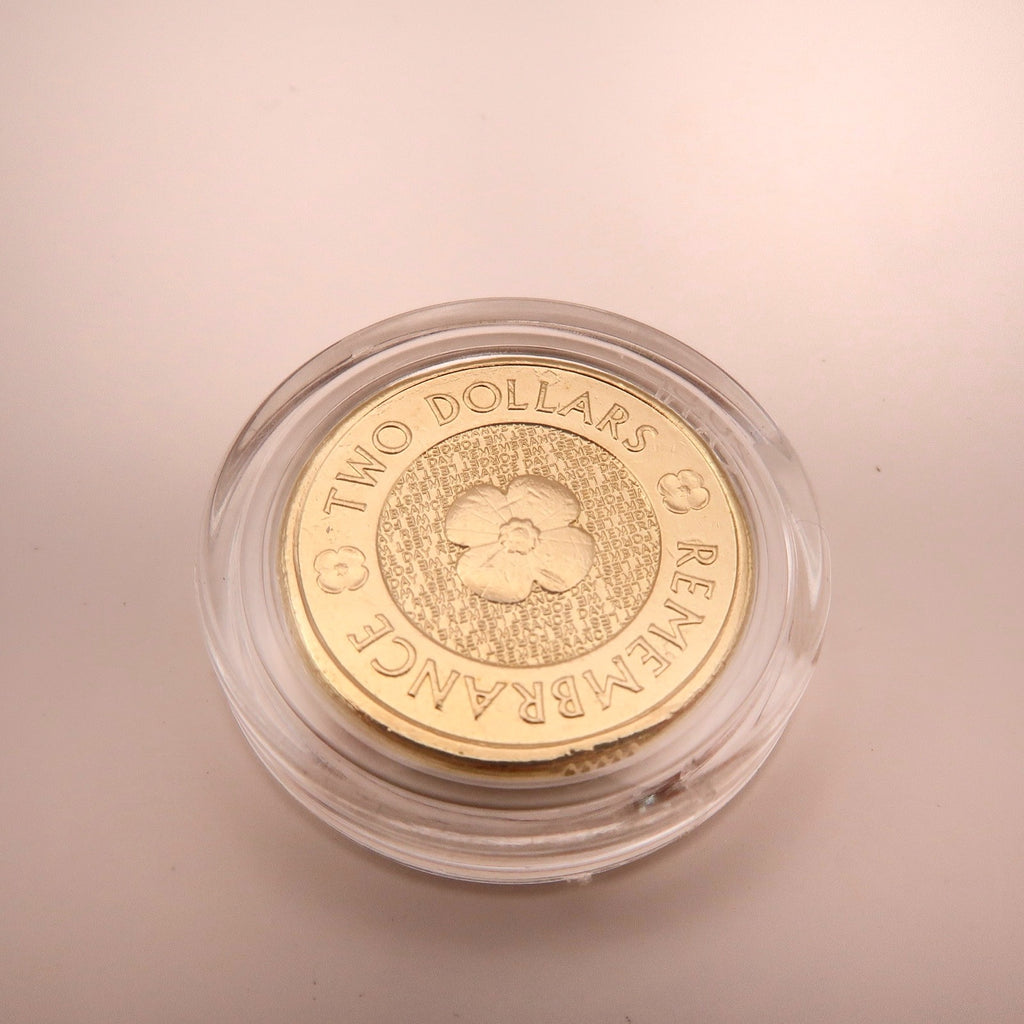 2012 Gold Poppy UNC $2 Coin