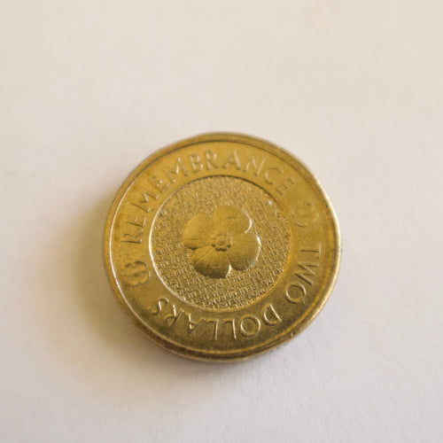 2012 Gold Poppy Circulated $2 Coin