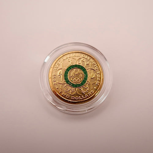 2016 Green Rio Olympic UNC $2 Coin