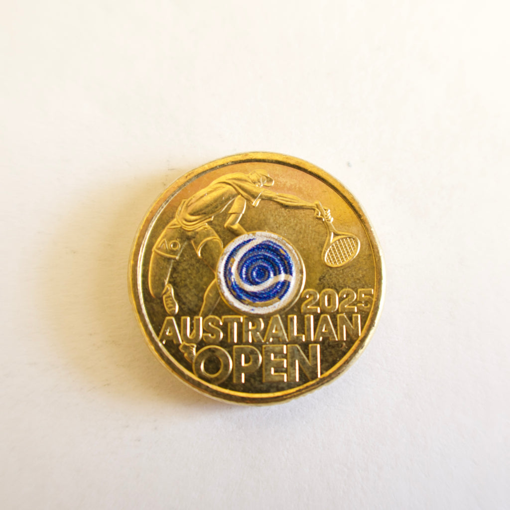 2025 Mens Australian Open Circulated $2 Coin