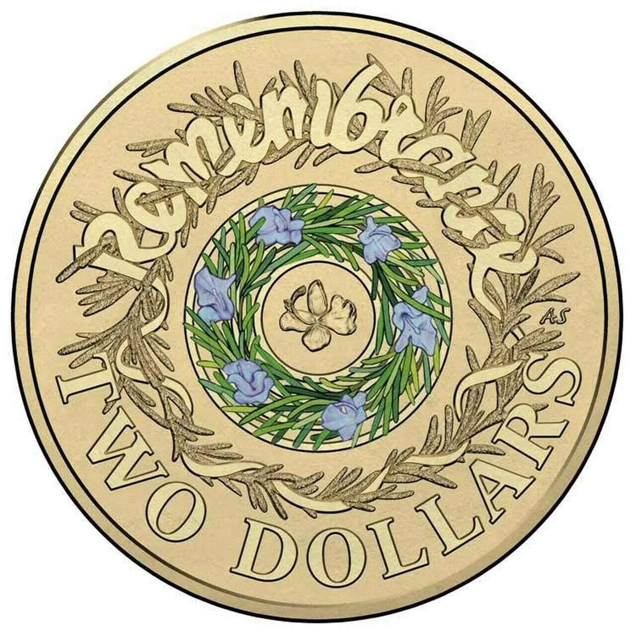 2017 Rosemary UNC $2 Coin