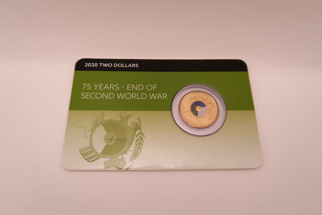 2020 WWII Dove $2 Carded Coin