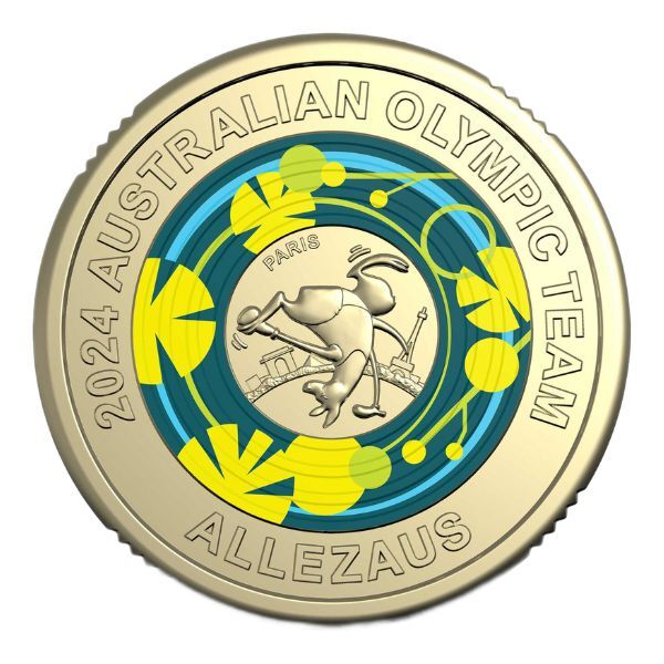 2024 Olympic - Allezaus Circulated $2 Coin