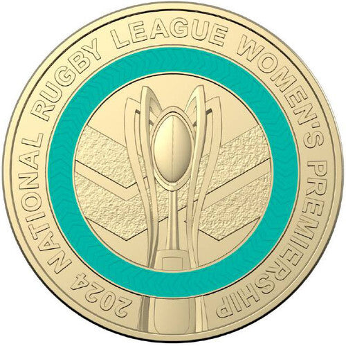2024 Blue NRL Circulated $2 Coin