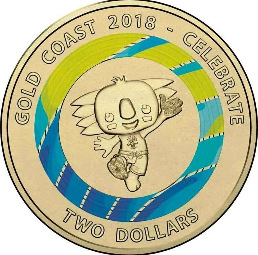 2018 Gold Coast - Borobi Circulated $2 Coin