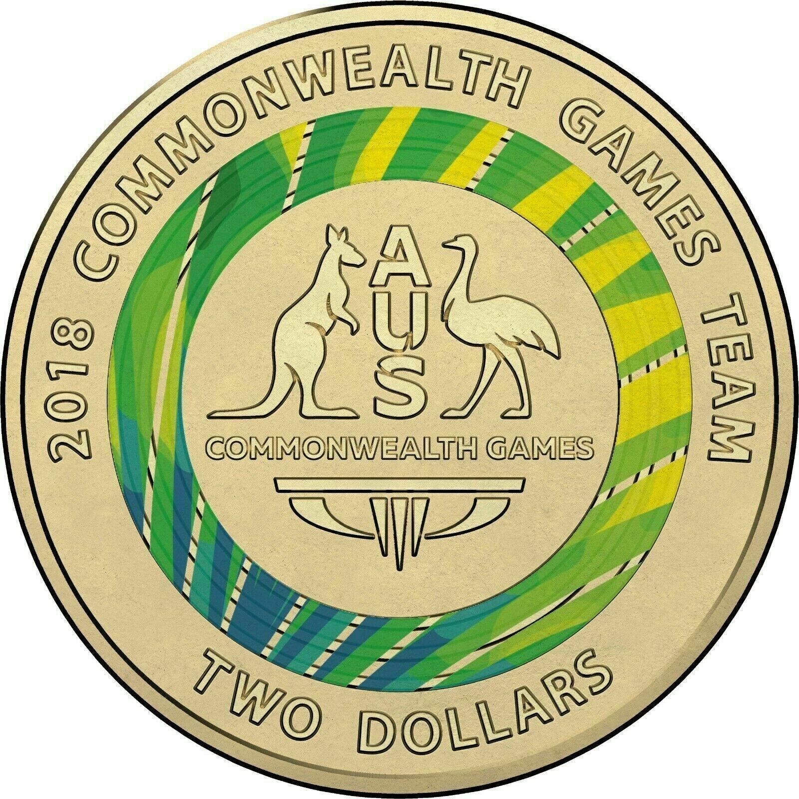 2018 Gold Coast - AUS Circulated $2 Coin