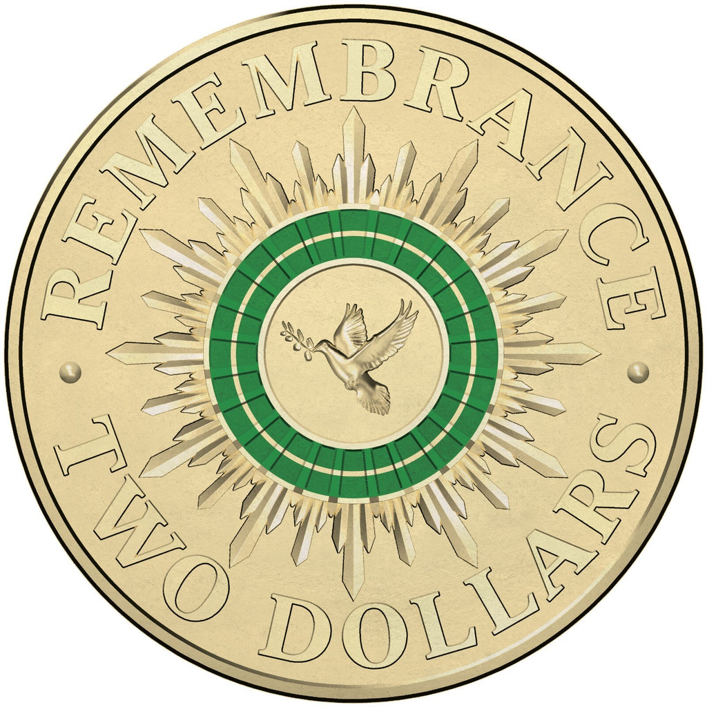 2014 Green Dove Circulated $2 Coin