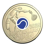 2025 Mens Australian Open Circulated $2 Coin