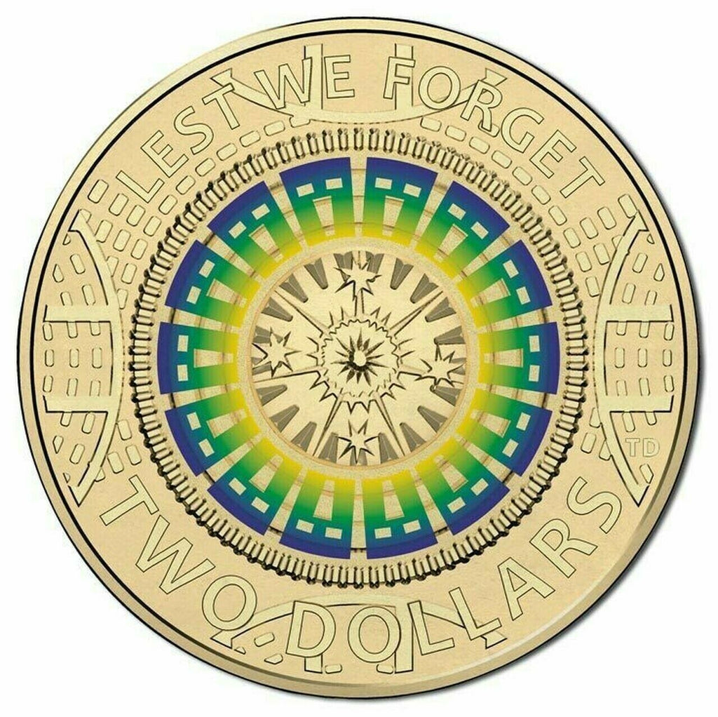 2017 Mosaic (Lest We Forget) Circulated $2 Coin