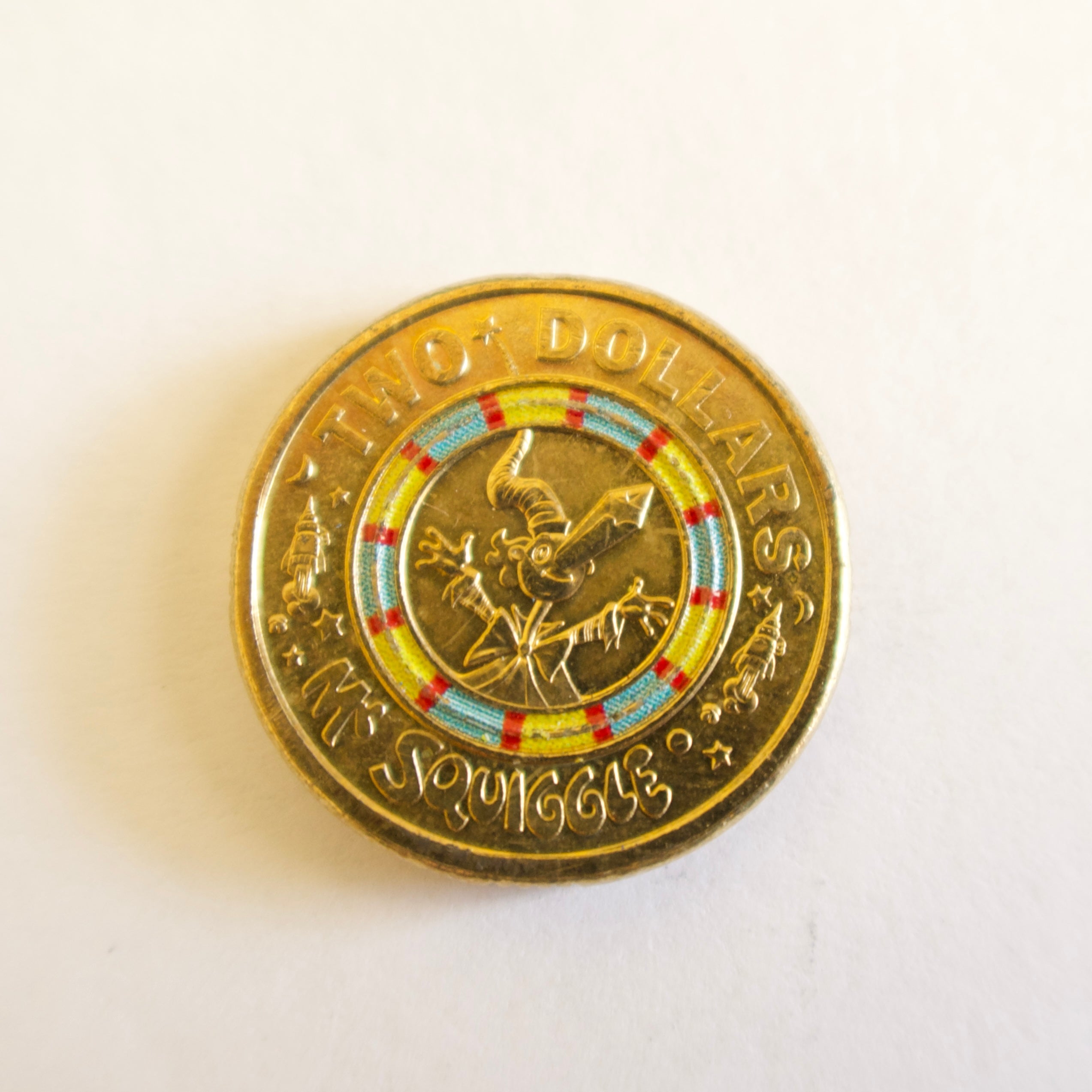 2019 Mr Squiggle Circulated $2 Coin