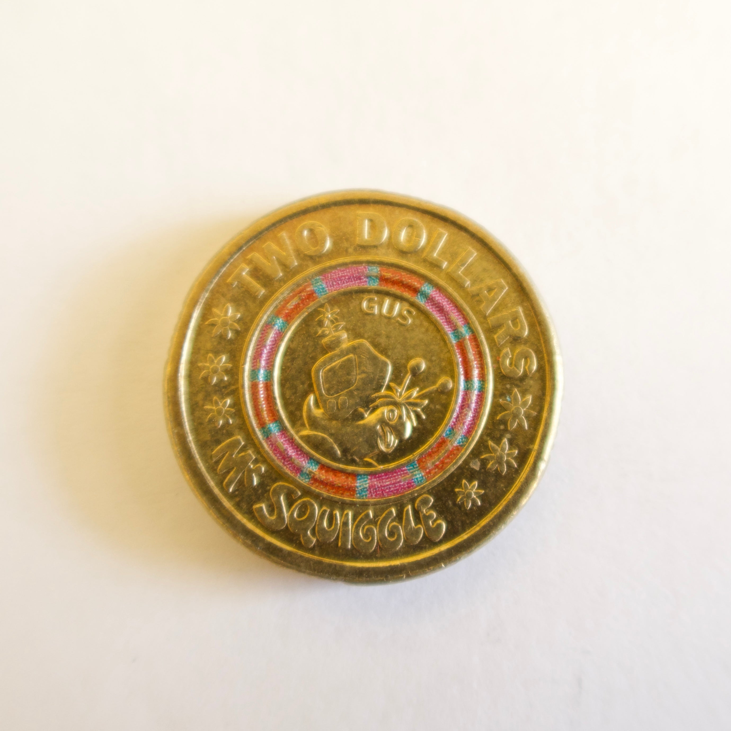 2019 Mr Squiggle - Gus Circulated $2 Coin