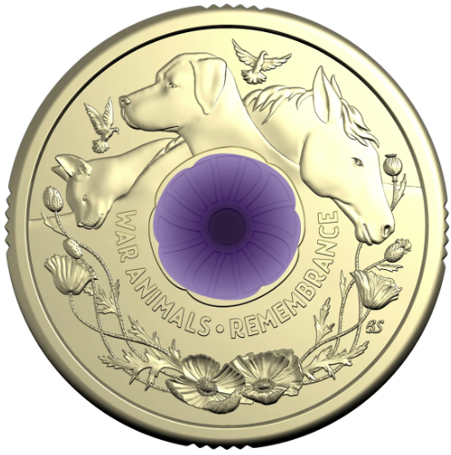 2024 Purple Poppy UNC $2 Coin