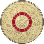 2016 Red Rio Olympic Circulated $2 Coin