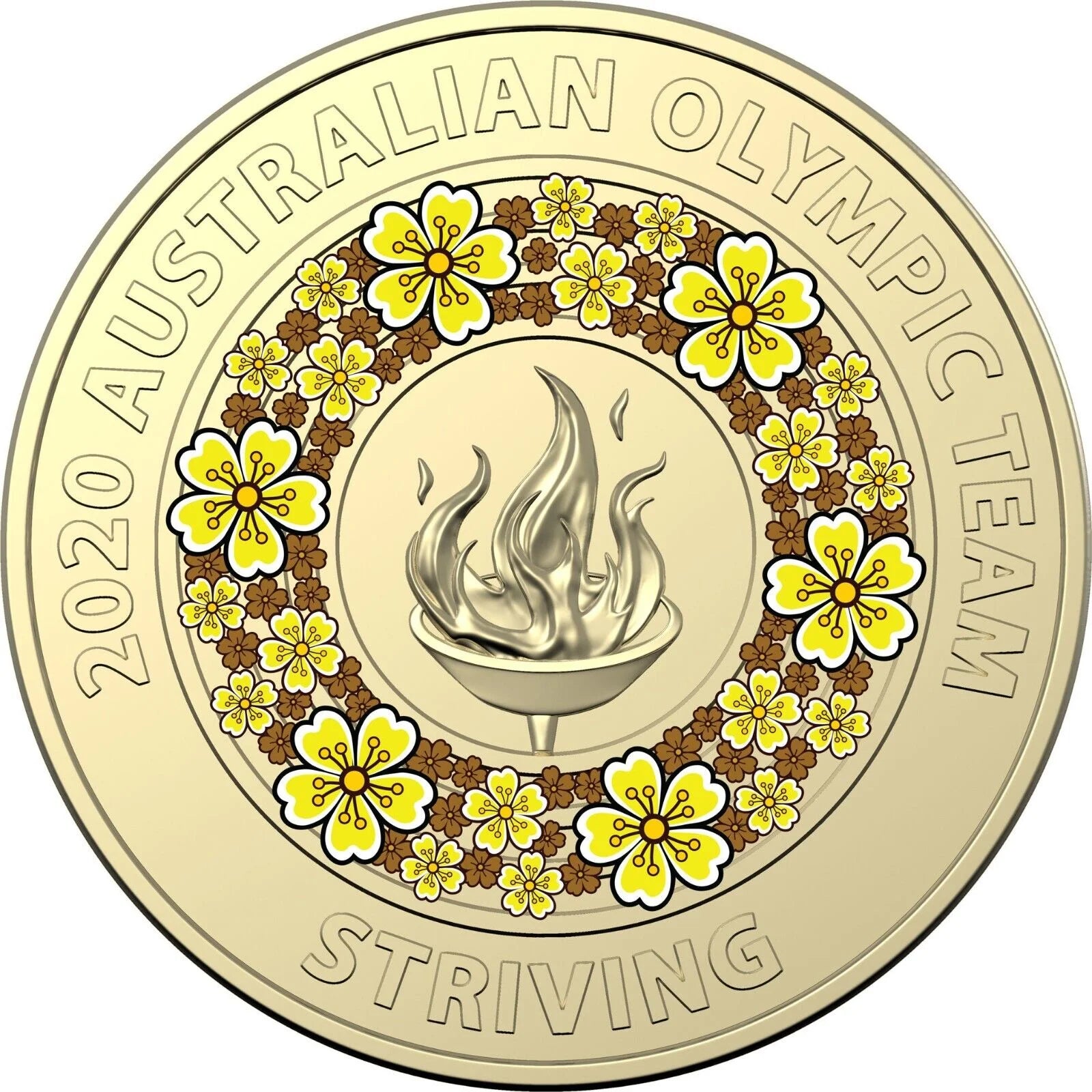 2020 Olympic - Striving Circulated $2 Coin