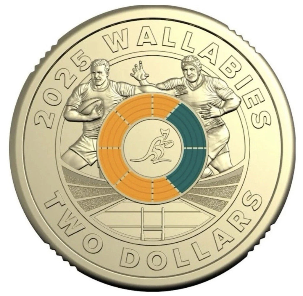 2025 Wallabies Circulated $2 Coin