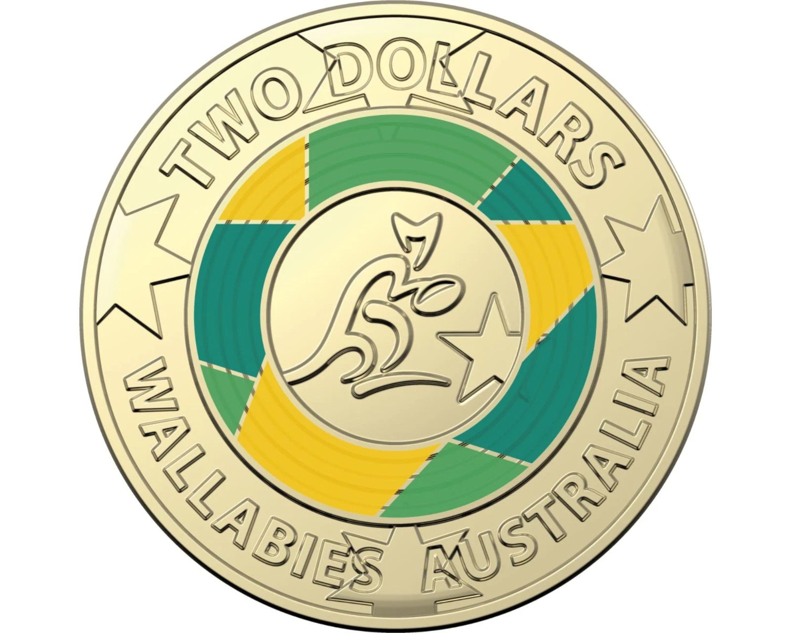 2019 Wallabies Circulated $2 Coin