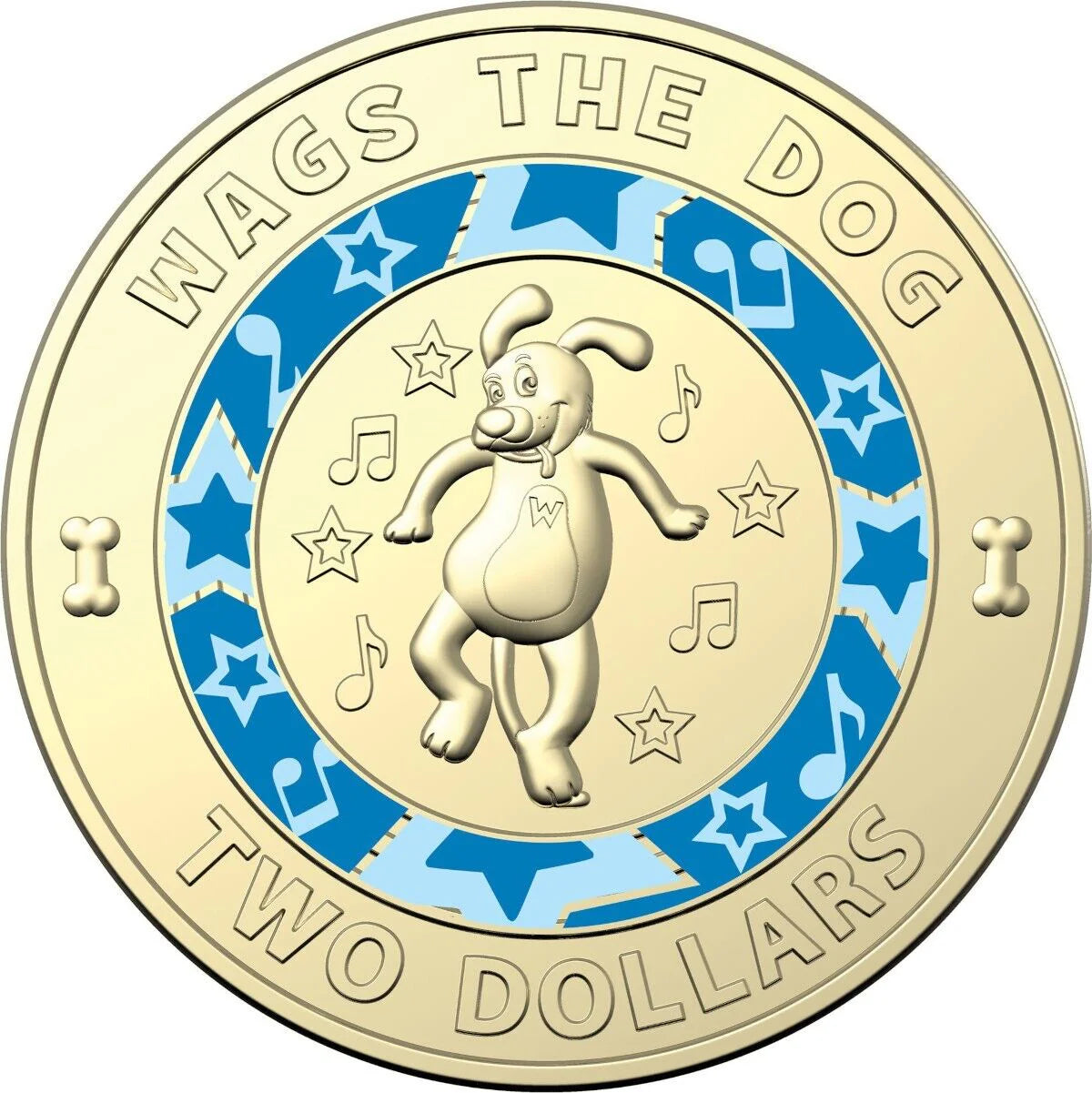 2021 Wiggles - Wags Circulated $2 Coin