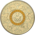 2016 Yellow Rio Olympic UNC $2 Coin
